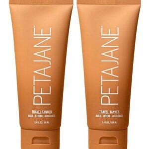NEW Peta Jane Travel Tanner 2-Pack - Build, Extend, Accelerate 3.4 oz. each
